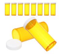 INOOMP 20pcs Small Plastic Pill Case with Lids, Waterproof Travel Medication Organizer and Vitamins Container, Compact Pocket Pill Boxes for Personal Use and Supplement Storage