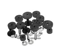 INOOMP 23pcs Drum Cymbal Replacement Accessories Including Cymbal Pads Felt Pads Washers Sleeves and Drum Installation for Kits