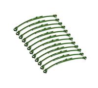 INOOMP 24PCS Adjustable Vegetable Trellis Connectors for Plant Support Flexible Gardening Clips for Tomatoes Cucumbers Climbing Plants Fit Stake Coupling System for Efficient Space