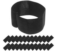 INOOMP 25pcs Black Elastic Funeral Prayer Armbands Adjustable Memorial Arm Bands for Death Ceremonies, Mourning Sports Wristbands for Football and Basketball Fans