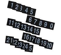 INOOMP 25Pcs Signs for Tables Double Sided Reserved Table Tents for Weddings and Parties for Banquets and Restaurants