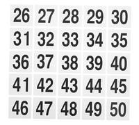 INOOMP 25Pcs Signs Practical Table Holders for Weddings Parties and Events Notable Chair Signs for Guest Seating and Centerpiece Decorations