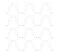 INOOMP 25pcs Window Blind Clips for Horizontal Blinds, PC Material Valance Retainer Clips Enhanced Light Blocking and Easy Installation, Sl esign for Living Rooms and Offices