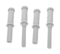 INOOMP 2Pair Ergonomic Plastic Threaded Handles for Rocker Comfortable Non Slip Grip for Wooden Rocking Horse Easy Installation Replacement Accessories for Horse