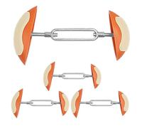 INOOMP 2pairs Mini Shoe Stretchers for Wide Feet, Adjustable Expander | 4.3x2.1 Inch Shoe Expander Shaper, Reusable Shoe Tree Support for High Heels and Boots Daily Maintenance