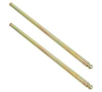 INOOMP 2pcs 55cm Galvanized Metal Waste Bin Wheel Axle Replacement for Outdoor Garbage Bin Accessories and Trash Container Shaft Assembly