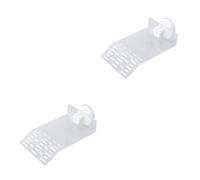 INOOMP 2pcs Acrylic Turtle Basking Platform Floating Pier with Cups for Aquatic Reptiles Design for Enhanced Visual Appeal and Easy Maintenance