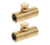 INOOMP 2pcs Adjustable Cello Wolf Tone Mutes for Stringed Instruments Easy Install and Remove Smooth Surface Elegant Design Practice Mute Accessories