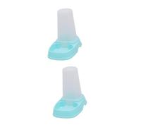 INOOMP 2pcs Automatic Pet Feeder for Dogs and Cats Sky Easy to Clean Removable Chassis for Busy Pet Owners Reduces Dust and Pollution