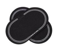 INOOMP 2Pcs Black Drum Patch for Drum Skin Protection Made of Sturdy Tpe Material Reusable and Never Lose Shape