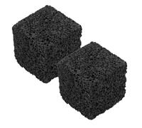 INOOMP 2pcs Black Volcanic Stone Essential Oil Diffuser, Natural Aromatherapy Scent Diffusing Stones with Lasting Fragrance for Work Space and Desk Use