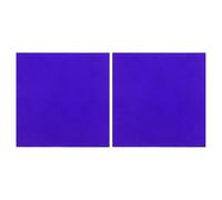 INOOMP 2pcs Blue Cobalt Glass Sheets 10x10cm for Science Experiments, Flame Test Lab Glass Tools for Chemistry Classroom and Scientific Analysis
