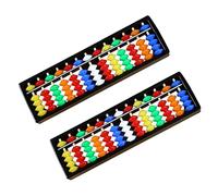 INOOMP 2pcs Boys and Girls Counting Toys Math Abacus Educational Toy for Boys and Girls Cognitive Development