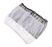 INOOMP 2pcs Breathable Bird Cage Cover Mesh Skirt Birdcage Seed Catcher Fits for Parrots Cockatiels Indoor Birdcage Dust Cover