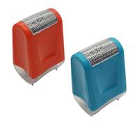 INOOMP 2pcs Confidential Stamp Portable Roller Stamp 1.8 X 6.5 Inch Smooth Rolling Plastic Privacy Protection for Family and Running A Company Daily Bills and Courier Bills