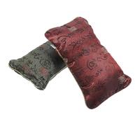 INOOMP 2pcs Cotton Pulse Diagnosis Pillows Chinese Medicine Diagnostic Cushions Supple Leather Pulse-handing Tool for Clinic and Hospital Use Random Style