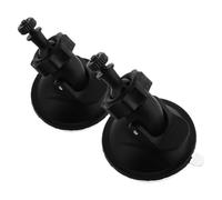 INOOMP 2pcs Dash Cam Suction Cup Mount for Car Video Recorder and Dash Cam, Portable Reusable Plastic Suction Cup Base Stand, Strong Hold for Driving Dvr Camera Use in Car