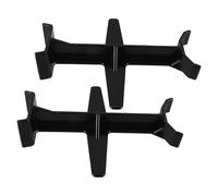 INOOMP 2pcs Dirt Bike Front Suspension Transport Protector Braces Fork Brace Black PC Plastic Extends Fork Life Prevents Mud and Debris for Daily Use and Long Journeys