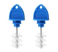 INOOMP 2pcs Draft Beer Faucet Cleaning Brushes with Ergonomic Design for Complete Cleaning of Draft Beer Faucets and Sturdy Pbt Material for Bar and Home Use
