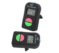 INOOMP 2pcs Four-digit LED Digital Counter with Up/down Countdown Function, Abs Material, Easy to Install, Suitable for Industrial and Professional Use