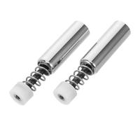 INOOMP 2pcs Freezer Door Dampers with Stainless Steel Spring Hinge, Yellow Adjustable Refrigerator Damper Replacement Part, Prevents Accidental Opening, Suitable for Fridge and Freezer