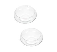 INOOMP 2pcs Glass Planter Pot for Air Plants Clear Flowerpot for Indoor Gardening Small Decorative Container for Home Decor and Plant Cultivation for Narcissus and Hydroponics