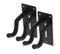 INOOMP 2pcs Guzheng Hanger Wall Mount Hanging Stand for Instrument Display Black Horizontal Guzheng Wall Mount