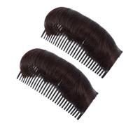 INOOMP 2pcs Hair Bun Maker Tool Invisible Hair Comb Bump It up Volume Inserts for Princess Half Updo Party Look