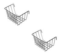 INOOMP 2pcs Hay Feeder Convenient Hanging Hay Basket for and Guinea Pigs Cast Iron Design for Pet Cages