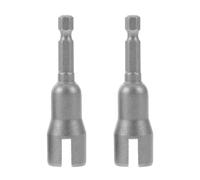 INOOMP 2pcs Hexagonal Wing Nut Socket Wrench for Drill Driver, Metal