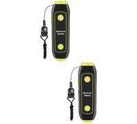 INOOMP 2pcs High Volume Electric Whistle with Sos Flashlight Handheld Emergency Whistle for Referees Teachers and Outdoor Activities Loud Sound for Safety and Training No Batteries