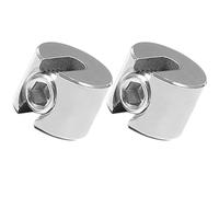 INOOMP 2pcs M4x2 316 Stainless Steel Cable Clip Fasteners Wire Rope Clamps for Garden Railing and Industrial Use