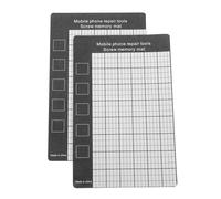 INOOMP 2pcs Magnetic Screw Storage Mat with Stable Work Surface and Portable Design, Magnetic Repair Work Mat for Small Parts and Tools, for Travel and Computer Repair