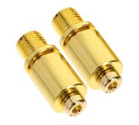 INOOMP 2Pcs Metal Electric Guitar Tremolo Arm Socket Replacement Wear-resistant Whammy Bar Jack for Bridge System Easy Install Guitar Accessory Black