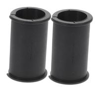 INOOMP 2pcs Microphone Rubber Gasket for Camera, Black Rubber Material with Easy to Put and Remove Feature, Protects Microphone from Slipping and Loosening, for Meeting Room and Live
