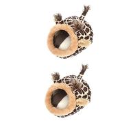 INOOMP 2pcs Mini Warm Sleep Pet Cushion Pad Bed for Hamster Squirrel Mice Rats Cozy Nest for Small Animals for Travel and Home Use s