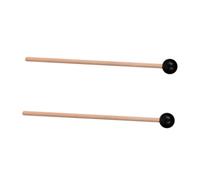INOOMP 2Pcs Mini Wood Ethereal Drumsticks Rubber Mallets for Steel Tongue Drum and Xylophone, Small Size Percussion Mallets for Musical Instruments and Practice
