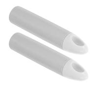 INOOMP 2pcs Mop Handle Grip Replacement End Caps in Deep Grey Easy Installation Broom and Clothesline Pole Sleeve for Versatile Cleaning Tools and Housekeeping Accessories