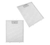 INOOMP 2pcs Multi-layer Aluminium Range Hood Filters Replacement for Cooker Hood with Clips, Washable and Versatile Use in Cooking Scenarios, Silver Kitchen Appliance Accessories