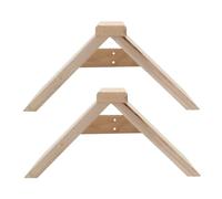 INOOMP 2Pcs Natural Wooden Pigeon Perch Durable Dove Rest Stand for Pet Birds for Elevated Comfort and Practical Use Bird Cages