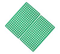 INOOMP 2PCS Non-slip Abs Rabbit Feet Pad Floor Mat for Small Animal Cages Waste Leakage Design for Hamsters Rats Chinchillas Cats and Dogs Easy to Clean Breeding Nest Mat