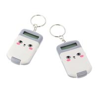INOOMP 2pcs Portable Electronic Calculator for Students and Friends, Lightweight Plastic Material, Compact Size for School and Basic Mathematical Calculations