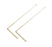 INOOMP 2pcs Probing Rod Set Metal Divining Rods for Water Detection Portable Dowsing Tools for Outdoor Exploration Easy Navigation Various Terrains