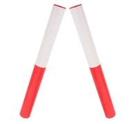 INOOMP 2pcs Relay Baton Pe Class Running Baton Plastic Lightweight Comfortable Grip Supports Healthy Collaboration and Outdoor Race