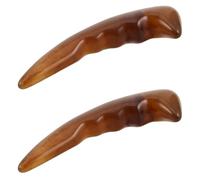INOOMP 2pcs Resin Manual Foot Massage Tools Ergonomic Grip for Therapeutic Foot Reflexology and Deep Tissue Relaxation, Lightweight Handheld Massager for Traveling and Work
