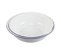 INOOMP 2pcs Retro Enamel Foot Basin Metal Washbasin for Bathroom Laundry Vintage Enameled Basin for Feet Soaking and Washing
