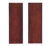 INOOMP 2pcs Sandalwood Wood Handle Blanks with Natural Grain, Water Resistant and Stable, for Handle Making, Elegant Appearance and Luxurious Style, Size 4.80x1.65x0.39in