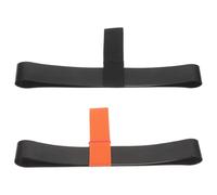 INOOMP 2pcs Scuba Diving Tank Hoop Stage Bottle Rigging Tubes Dive Cylinder Rack Portable Protection Belt Diving Tank Accessories Black