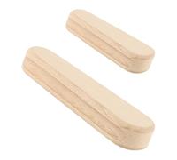 INOOMP 2pcs Sewing Clapper Wooden Clappers for Sewing Enthusiasts Khaki Solid Wood Flat Surface Performance Patchwork Projects and Supplies