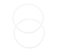 INOOMP 2pcs Silicone Sealing Gaskets for Blender Lid Replacement Leakproof Ring Seal for Square Mouth Blender Cups Quiet Operation Fit for High-Speed Blending Maintenance